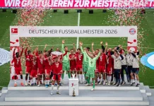 Bayern Munchen Rayakan Gelar Juara Bundesliga di Marienplatz
