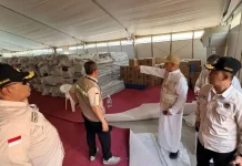 Mengintip Tenda Arafah, Kasur Tebal hingga Toilet Difabel Siap Sambut Jemaah