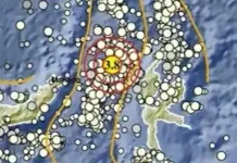 Gempa Magnitudo 3,8 Landa Barat Laut Halmahera Barat