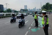 Rapat Paripurna, Pengamanan Disiagakan di Depan Gedung DPR Jakarta