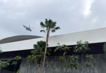 Langit DPR RI Dipantau Helikopter TNI-Polri Jelang Agenda Paripurna