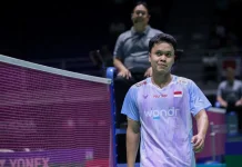 Ginting Melangkah ke 16 Besar Malaysia Masters 2026
