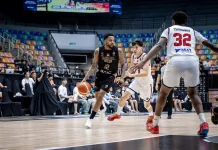 Dewa United Perkasa, Tekuk Chinggis Broncos 95-53 di BCL Asia-East 2026