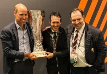 Pangeran William Larut Merayakan Gelar Liga Europa 2025/2026 Aston Villa