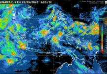 Prakiraan Cuaca Ibu  Kota Provinsi se-Indonesia, 24 Mei