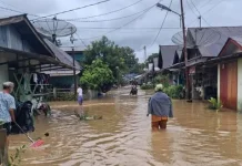 Banjir di Tapanuli Tengah Mulai Berangsur Surut