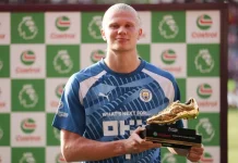 Erling Haaland Raih Penghargaan Sepatu Emas Liga Inggris