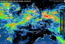 Prakiraan Cuaca Ibu Kota Provinsi se-Indonesia, 26 Mei