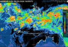 Prakiraan Cuaca Ibu  Kota Provinsi se-Indonesia, 27 Mei