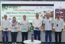 Mitratel-BAZNAS Salurkan Ribuan Paket Daging Kurban di Wilayah Bencana Sumatra