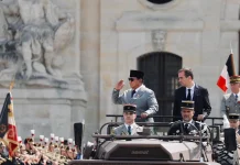 Presiden Prabowo Mulai Kunjungan Resmi, disambut Macron