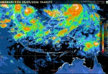 Prakiraan Cuaca Ibu  Kota Provinsi se-Indonesia, 30 Mei