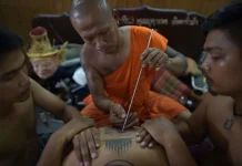 Mengenal Sak Yant, Seni Tato Spiritual dalam Tradisi Buddha