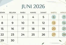 Juni 2026, Ini Rincian Tanggal Hari Penting di Indonesia, Dunia, dan Libur Nasional
