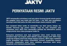 JAKTV Minta Maaf Usai Tayangkan Konten Bermuatan Asusila