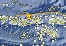 Gempa Magnitudo 2,1 Landa Timur Laut Sumbawa
