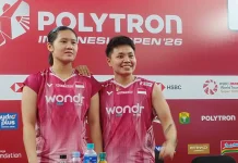 Hari Kedua Indonesia Open 2026 : Lanny/Apriyani Terhenti di Babak Pertama