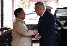 Presiden Prabowo Terima Kunjungan Menlu Türkiye di Hambalang