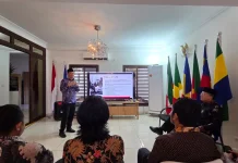 KBRI Yaounde Gelar Upacara dan Diskusi Peringatan Hari Lahir Pancasila