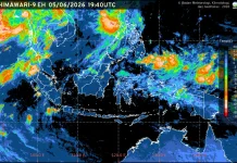 Prakiraan Cuaca Ibu Kota Provinsi se-Indonesia, 6 Juni