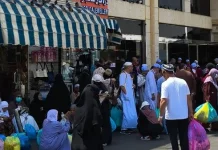 Jemaah Haji Indonesia Memadati Pasar Kakiyah, jelang Kepulangan