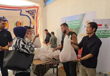 BAZNAS Salurkan Paket Daging Kurban untuk Ribuan Pengungsi Masyarakat Palestina