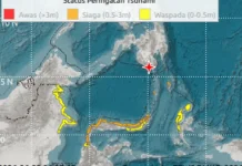BMKG Keluarkan Peringatan Dini Tsunami usai Gempa M7,7 di Laut Sulawesi