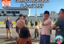 Detik-Detik Warga Keluar Bangunan saat Terjadi Gempa M7,7 di Sulawesi