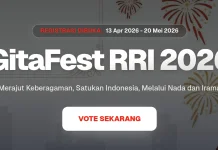 Dukungan Publik melalui Voting Online Warnai Grand Final Festival Gita Indonesia