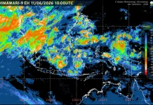 Prakiraan Cuaca Ibu Kota Provinsi se-Indonesia, 12 Juni