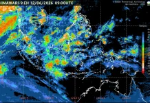Prakiraan Cuaca Ibu  Kota Provinsi se-Indonesia, 13 Juni
