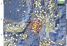 Gempa Bermagnitudo 5,1 Guncang Ternate Tak Berpotensi Tsunami