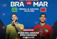 Simak 'Head to Head' Brasil Vs Maroko di Piala Dunia 2026
