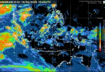 Prakiraan Cuaca Ibu  Kota Provinsi se-Indonesia, 15 Juni