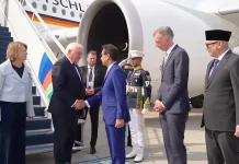 Kunjungan Kenegaraan,  Presiden Jerman Frank-Walter Tiba di Jakarta