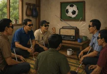 Penyandang Disabilitas Apresiasi Siaran Piala Dunia di RRI