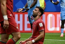 Portugal vs Kongo Imbang : Ronaldo Gagal Cetak Gol, Bruno Fernandes Kecewa