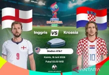 Kane Cetak Dua Gol, Inggris Ditahan Kroasia Babak Pertama Piala Dunia 2026