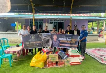 Perkuat Solidaritas Pascagempa Sigi, Senator Andhika Amir Salurkan Bantuan