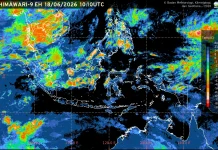 Prakiraan Cuaca Ibu Kota Provinsi se-Indonesia, 19 Juni