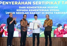 Kemenkum Hibahkan Lahan 6,3 Hektare untuk Sekolah Rakyat di Tangerang