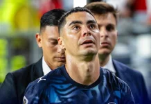 Miguel Almiron Jadi Pemain Pertama kena Kartu Merah di Piala Dunia 2026