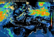 Prakiraan Cuaca Ibu Kota Provinsi se-Indonesia, 21 Juni