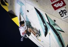 Srondeng Lolos Final Lead World Climbing Series Innsbruck