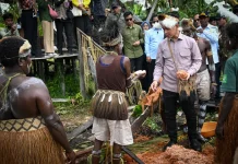 Wapres Tinjau Sekolah Lapang Sagu Asmat Dukung Hilirisasi Komoditas Tanah Papua