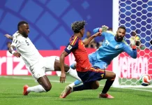 Spanyol Mendominasi, Hajar Arab Saudi 3-0 di Babak Pertama