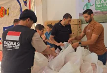 BAZNAS RI Salurkan Daging Kurban bagi Ribuan Pengungsi Palestina di Suriah