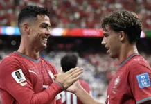 Babak Pertama: Gol Ganda Ronaldo Antar Portugal Unggul 3-0 atas Uzbekistan