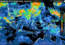 Prakiraan Cuaca Ibu  Kota Provinsi se-Indonesia, 24 Juni