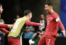 Inilah Arti Selebrasi 'Siuuu' Ronaldo saat Cetak Dua Gol atas Uzbekistan